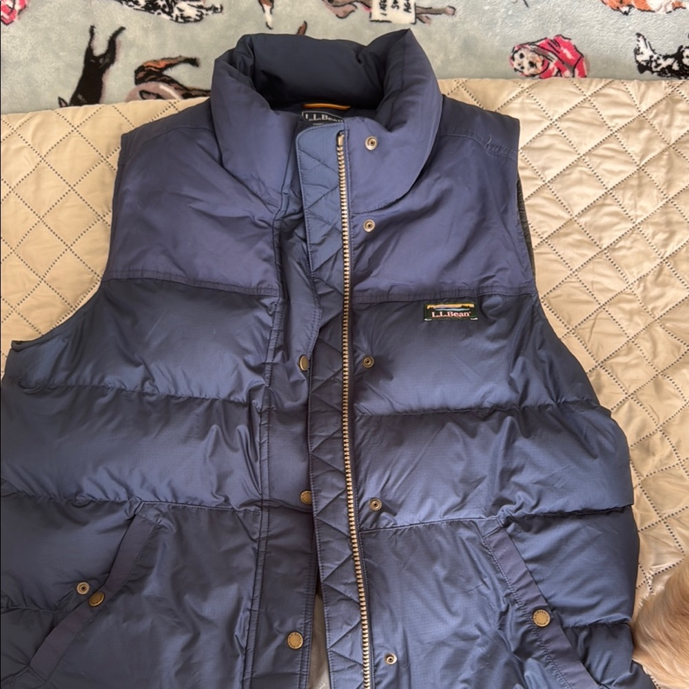 L.L. Bean Navy Insulated Vest